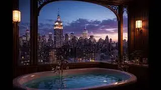 Soaking in the City Lights | Deep Jazz for Night Calm & Quiet Luxury
