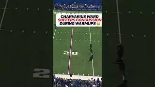 Charvarius Ward suffers a concussion before the game even starts 😳 &mdash;went down during warmups