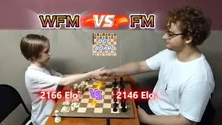 WFM Alisa Yunker (2166)  - FM Mikhail Pesotskiy (2146) - Blitz x2