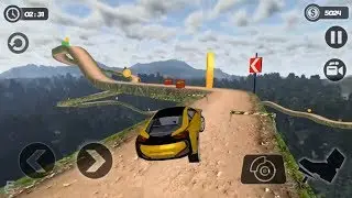 Impossible Hill Car Drive 2019 gameplay #2 | Android Gameplay | Friction Games