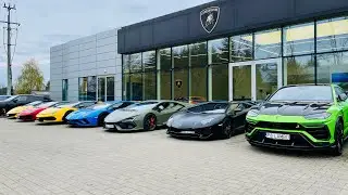 1 DZIEŃ POD SALONEM LAMBORGHINI W WARSZAWIE | Revuelto, 5x Aventador, 6x Huracan, 4x Urus