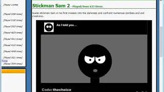 Stickman Sam 2 Gameplays247