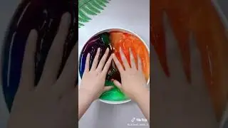 Satisfying slime destruction video #satisfying #slim