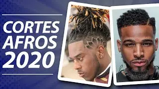 CABELO CRESPO MASCULINO: 26 ideias ANIMAIS de Cortes Afros pra 2020