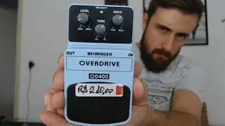 PEDAL bom, bonito e BARATO! Behringer OVERDRIVE OD400