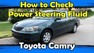 2003 Toyota Camry - How to Check and Top Off Power Steering Fluid