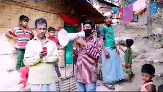 Rohingya Refugees  camp lockdown  Community: Volunteers using their own personal resources to tell p