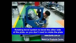 Automatic walking plate beveling machine from china manufacturer, BT-20BR