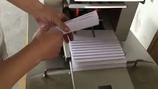 Tabletop Automatic Paper Folding Machine Label Tag Folder
