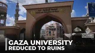 Gaza&rsquo;s Islamic University reduced to ruins