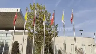 Preparations begin at Ankara airport ahead of Pope Leo's arrival for Turkey visit