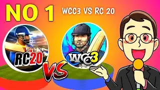 Wcc3 vs Real Cricket 20 Which Is Best | Rc 20 vs Wcc3 Comparison | No1 Cricket Game For Android 😱 |