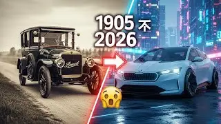This Car Brand Started in 1905&hellip; Look at &Scaron;koda Now 😱 | Full Evolution 1905&ndash;2026