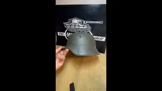 A detailed look at a near mint original WW2 German M42 combat helmet