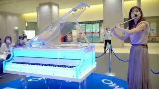 「君をのせて」優月フルート生演奏BGMジブリ天空の城ラピュタカバー