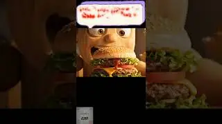 ASMR Surreal: Tung Tung Tung Sahur Eats Juicy Burger 🍔#asmr