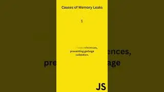 JavaScript | Memory leaks | Definition | Cause  #angular #javascript #react #technology #tech