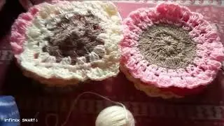 Jute square table mat