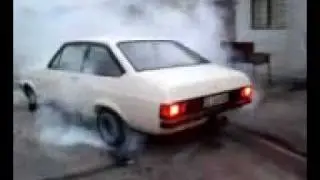 ford escort mk2 burnout
