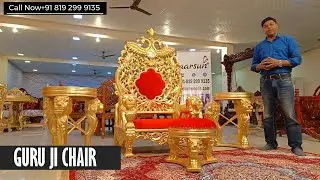YT762 Guruji Gaddi Chair Sangat Guruji Maharajguruji Satsang Ashram Furniture