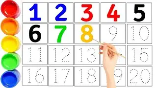 Counting Numbers 123 | Write and Read numbers | 123-learning for kids | 1-100 | 123-counting 100 तक