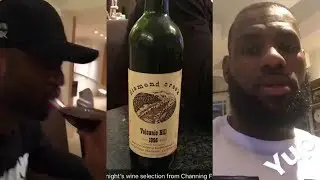 Lebron James & Dwyane Wade Enjoying WINE After Win