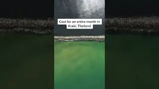 😍 Krabi Thailand | How Much For A Month Vacation | Travel Tips | Cheap Travel #Shorts