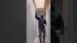 Spraying interior walls,pt 1 #spray #graco #mistcoat #plaster