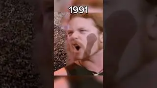 The Evolution ￼of master of puppets live ￼#metallica