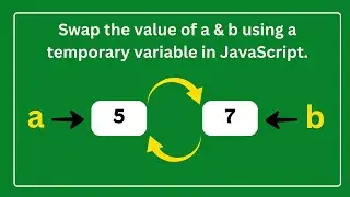 How to Swap Two Numbers in JavaScript for Beginners in 2024? #coding #swapping