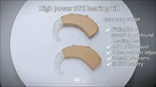 Super High Power BTE Hearing Aid Earsmate G26SP for Severe to Profound Hearing Loss A675 Battery