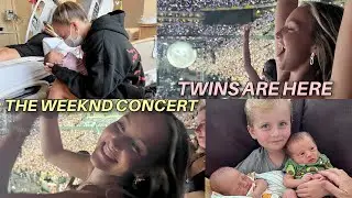 MY SISTER WENT INTO LABOR WHILE WE WERE AT THE WEEKND CONCERT *VLOG*