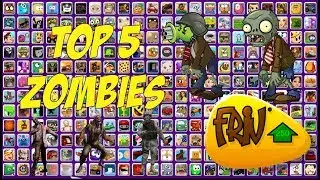 Top 5 Mejores Juegos Friv Zombie 2018 | ✋ Juegos Gratis 🎮 | Zombies 2018