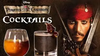Boozy Rum and Brandy cocktails inspired by Pirates of the Caribbean!