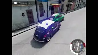 BeamNG drive police chase in Italy