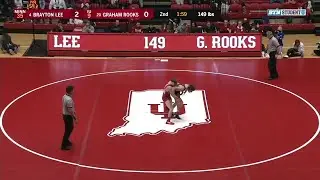 149 LBS: #4 Brayton Lee (Minnesota) vs. Graham Rooks (Indiana) | 2020 B1G Wrestling