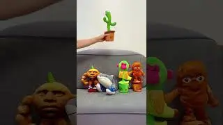 italian brainrots transforming into dancing cactus