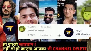 WHO IS KRYSTALLE | Tom/Tim YouTube Comment Bot Explained In Hindi | Safe Our Channel Tom Comment Bot