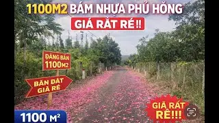 mảnh vườn đẹp quá phủ hồng bám nhựa ở BR-VT. 1100m2 bám nhựa tận 15m mà giá chỉ 1 TỶ HƠN.