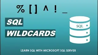 Learn SQL with Microsoft SQL Server | SQL WildCards | Part 7