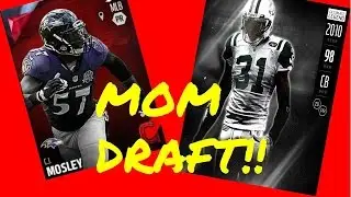 MY MOM DRAFTS STACKED DEFENSE!!! (Madden 16 Draft Champions)