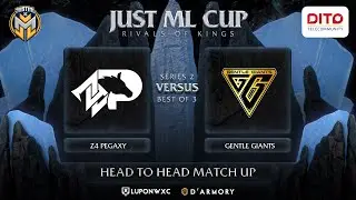 Full Game: Z4 Pegaxy vs Gentle Giants Game 1 Just ML Cup Groupstage | Mobile Legends