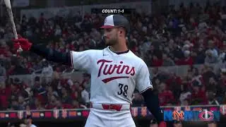 Twins vs Mets (9-6) Gm16 Mets Franchise Sim - full game highlights (MLB The Show 25)