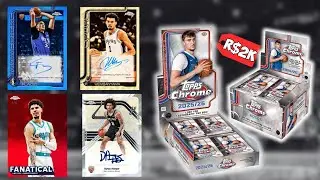 Topps Chrome Basketball Finalmente Lan&ccedil;ou no Brasil! Hobby Box Review