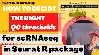 Step-by-step how to choose the right QC thresholds for your #scRNAseq in Seurat? #R #computational