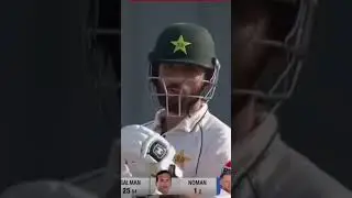 Salman Ali Agha Nouman Ali Batting Funny Talk #cricket #funnymoments #viral #shorts #batting #funny