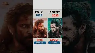 PS1 🆚 AGENT MOVIE FRIST DAY BOX OFFICE COLLECTION #terding #viral #moviereview #boxoffice #shorts