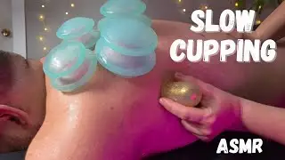 Slow Cupping Massage ASMR 🌧️ Rain Sounds | Relaxing Spa Session