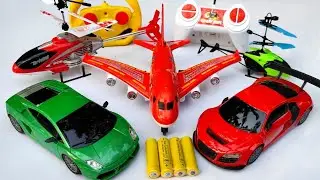 Unboxing Radio Control Airbus A380 Aeroplane | RC 1:24 Speed Car's RC Rechargebule HELICOPTERS 