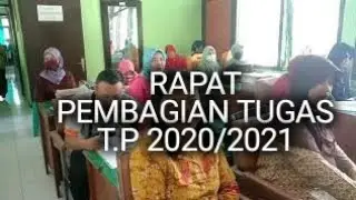 SMP 4 KERTOSONO ~ RAPAT PEMBAGIAN TUGAS 2020/2021